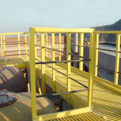 Tubos rectangulares compuestos de FRP de alta resistencia Resistencia excepcional a la corrosión química