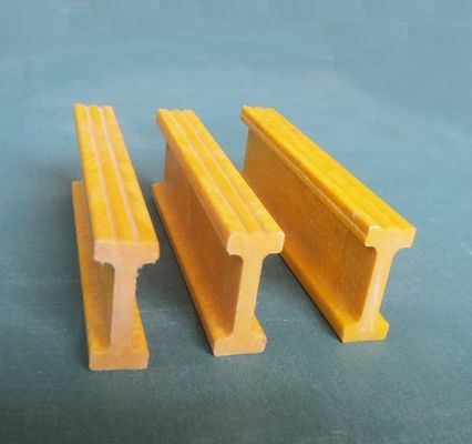 Profiles de barras de fibra de vidrio estructural de 25 mm, 38 mm, 50 mm y 110 mm, de fibra de vidrio compuesta I, de vigas FRP I