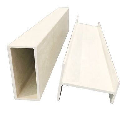 Las vigas de soporte estructural de FRP pultrudadas de superficie lisa para diseños resistentes a la corrosión