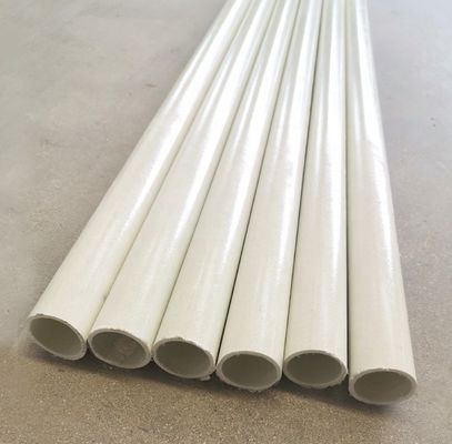 Barandillas redondas/cuadradas de FRP de fibra de vidrio para escaleras/puertas de piso/pasillos de GRP y durabilidad