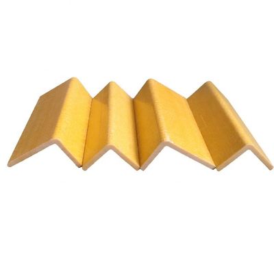 Barras de ángulo de fibra de vidrio de FRP pultrudo de alta resistencia 20 mm-150 mm con colores personalizados