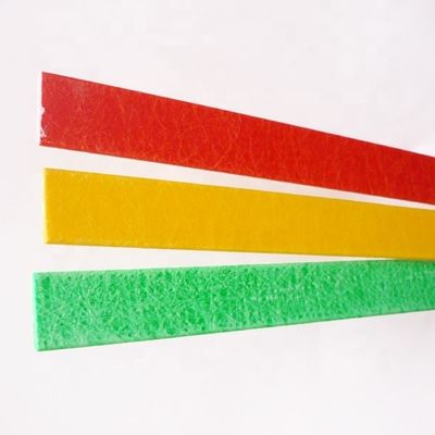 30 mm 40 mm 50 mm 64 mm 80 mm 150 mm Perfiles de fibra de vidrio de FRP industriales planos de GRP