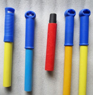 25mm 32mm 38mm colorido de fibra de vidrio refuerza la manija de herramienta de plástico para estructuras