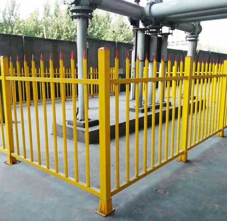 40% Cercas de fibra de vidrio de área abierta para seguridad y protección en pisos de centrales eléctricas