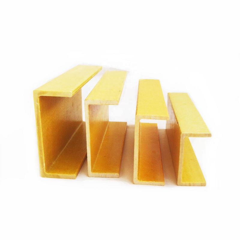 Material del canal de la escalera de fibra de vidrio de alta resistencia 70mm 84mm 88mm para colores personalizados