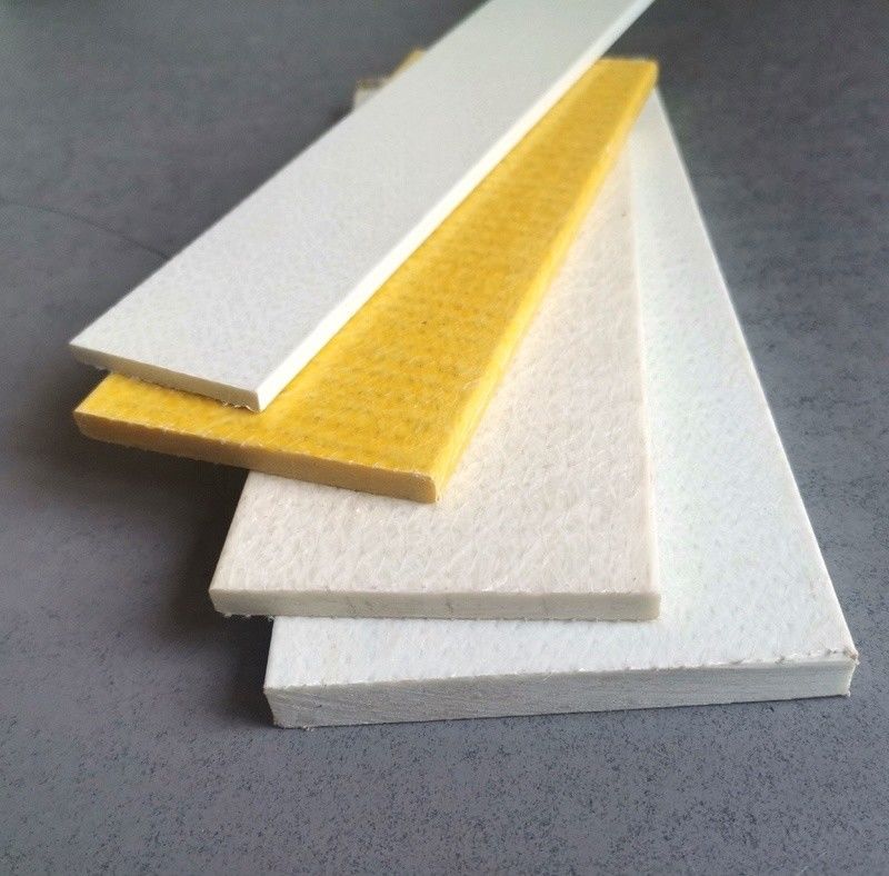 Barras de soporte suaves para 80mmx10mm de FRP Barras planas de banda de GFRP Mejoran la integridad estructural