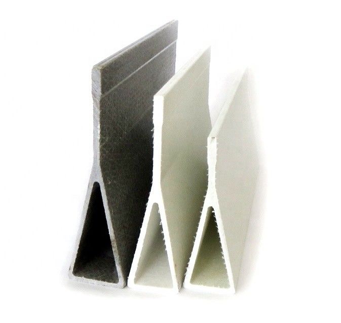 Fibra de vidrio triangular lisa y estable de FRP delta para el apoyo de las pizarras de la granja de cerdos