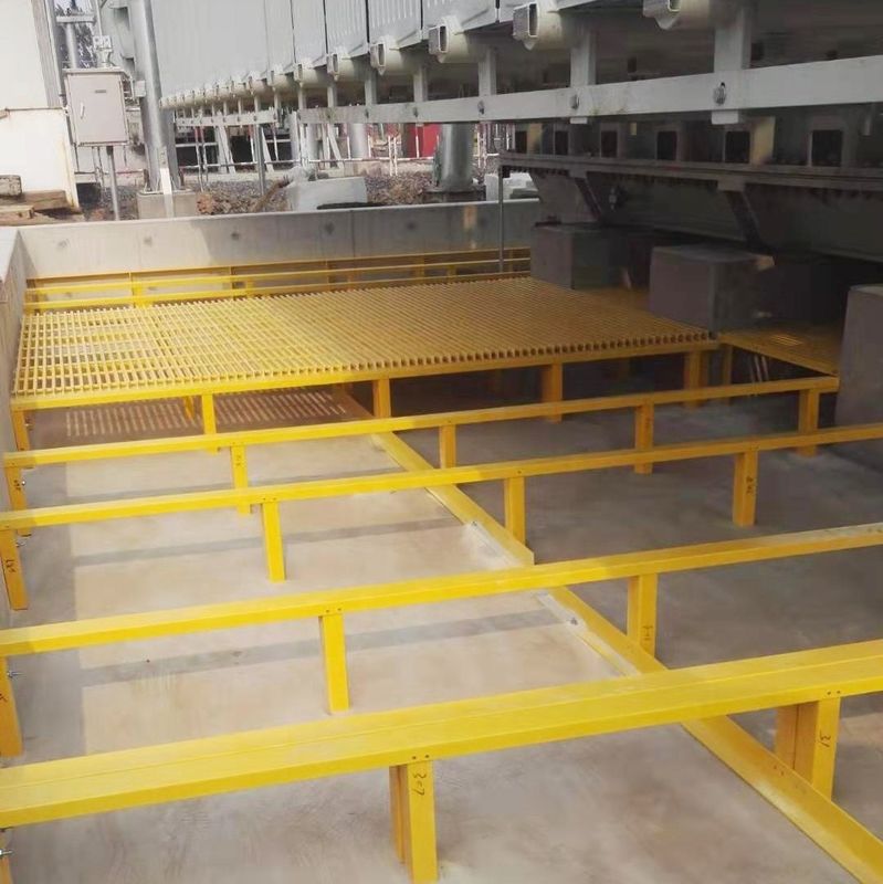 Estructura de construcción lisa personalizada FRP de alta resistencia para el entorno de corrosión