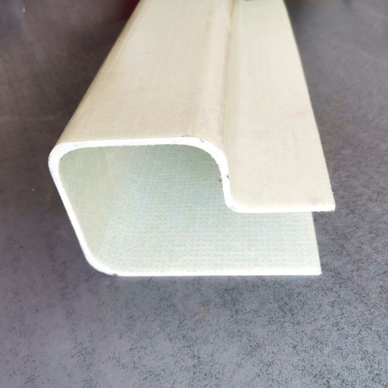 1m a 11.6m Perfil estructural de fibra de vidrio de FRP de FRP personalizado para puertas de autobuses, postes de talón y marcos de tren de camiones