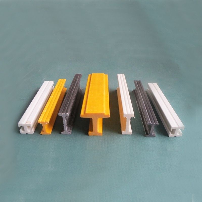 Profiles de barras de fibra de vidrio estructural de 25 mm, 38 mm, 50 mm y 110 mm, de fibra de vidrio compuesta I, de vigas FRP I