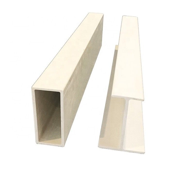 Las vigas de soporte estructural de FRP pultrudadas de superficie lisa para diseños resistentes a la corrosión