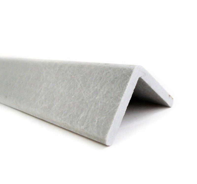 Protección UV Barra de ángulo compuesta de fibra de vidrio pultrudada 20mm 30mm 40mm 60mm 76mm Tamaño